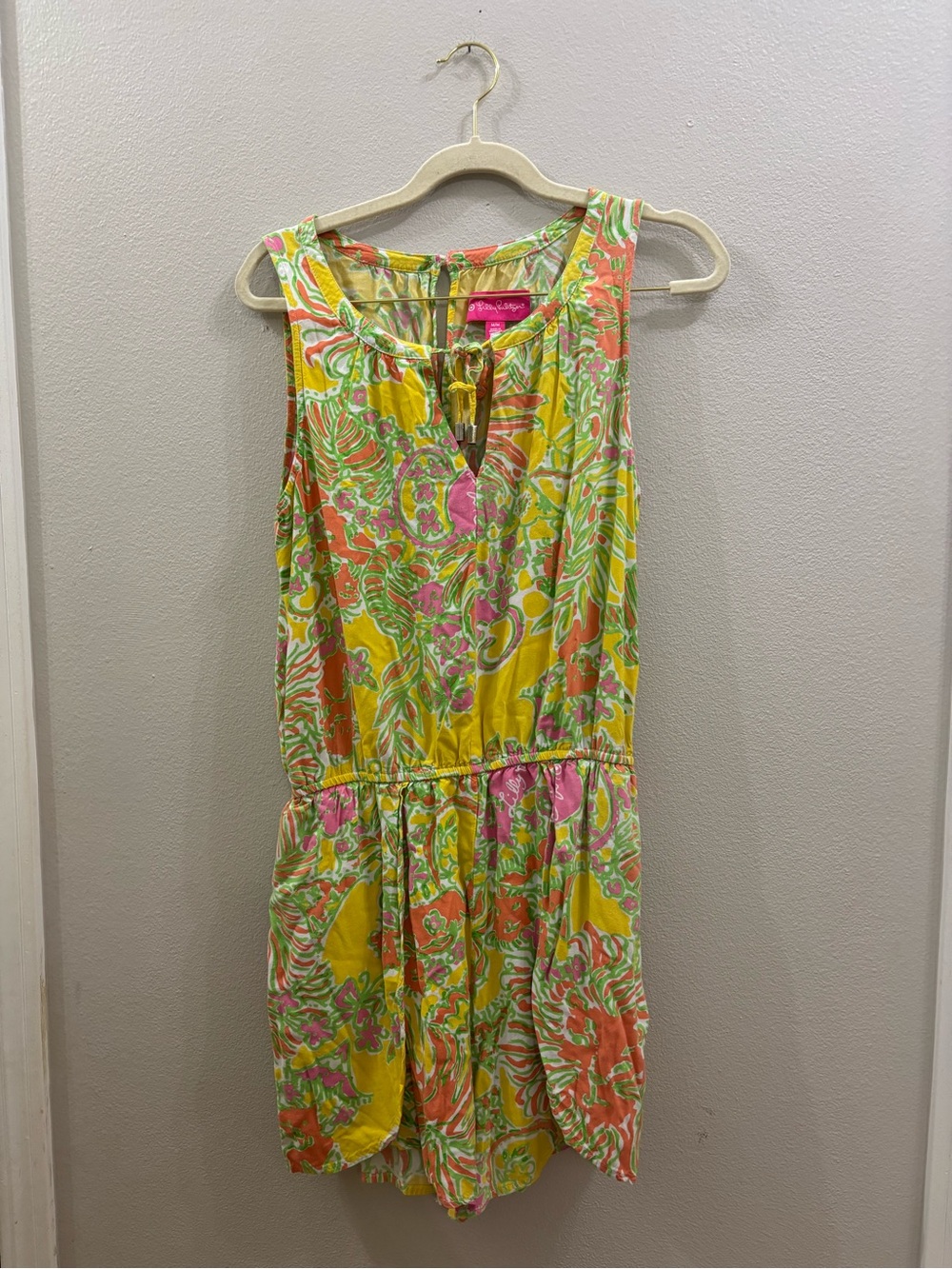 Lilly Pulitzer target collab floral romper size medium